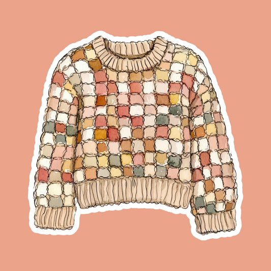 Knitted Sweater Magnet