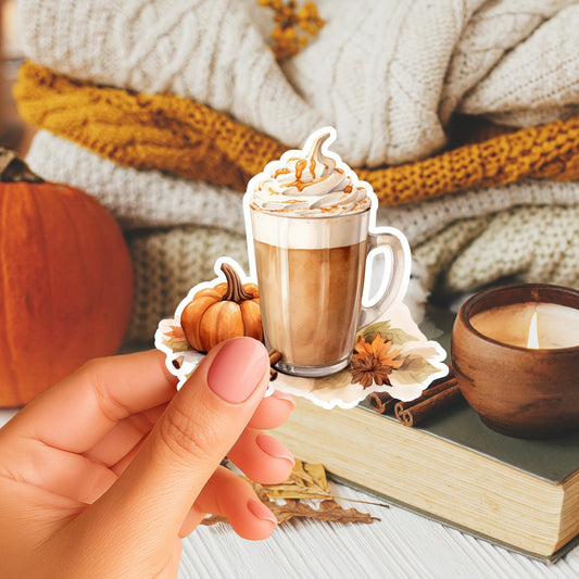 Pumpkin Spice Latte Magnet