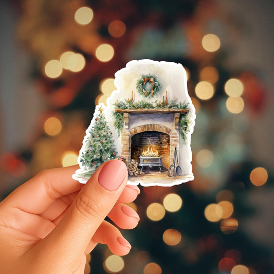 Cozy Fireplace Magnet