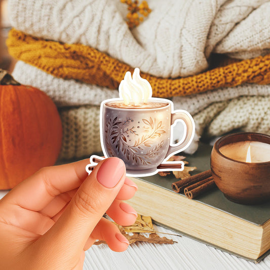 Hot Cocoa Mug Fridge Magnet