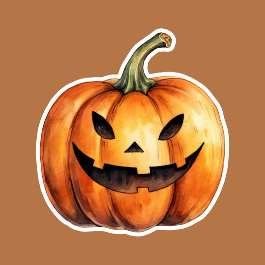 Carved Pumpkin Fridge Magnet