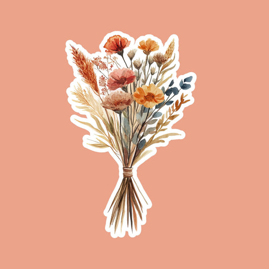 Flower Autumn Bouquet Fridge Magnet