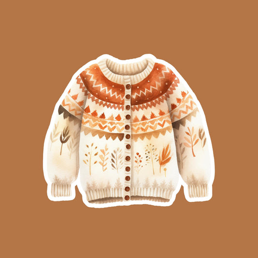 Cozy Cardigan Magnet