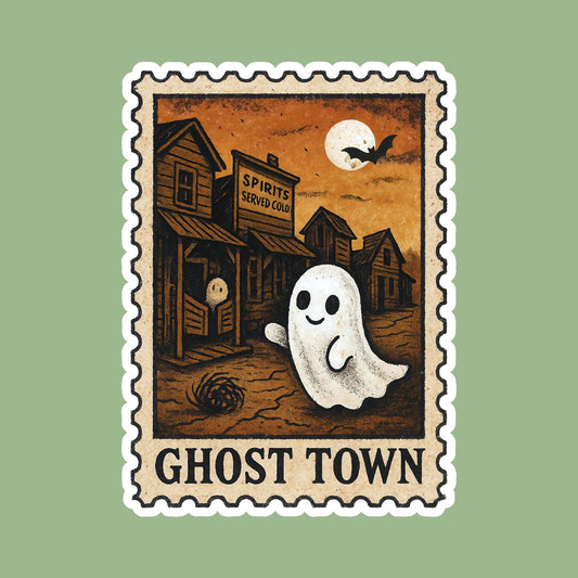 Halloween Postage Stamp Fridge Magnet