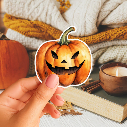 Carved Pumpkin Fridge Magnet