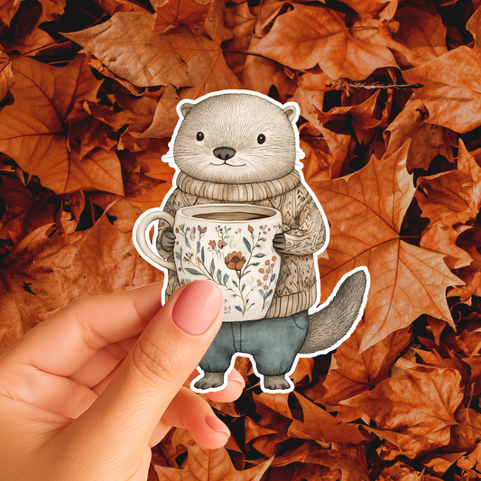 Otter Fridge Magnet