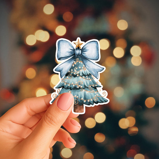 Blue Christmas Tree Magnet
