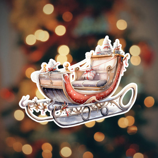 Santa's Sledge Magnet