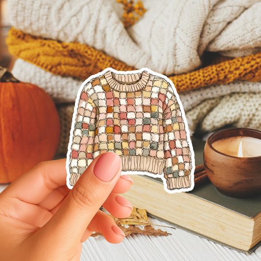 Knitted Sweater Magnet