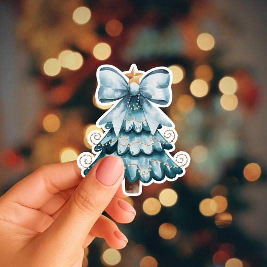 Blue Christmas Tree Magnet